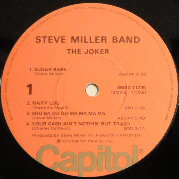 Steve Miller Band : The Joker (LP,Album,Repress,Stereo)