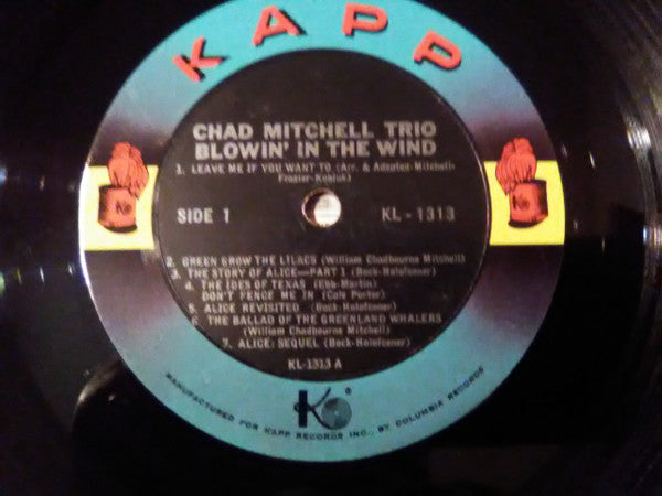 Chad Mitchell Trio, The : Blowin' In The Wind (LP,Album,Mono)