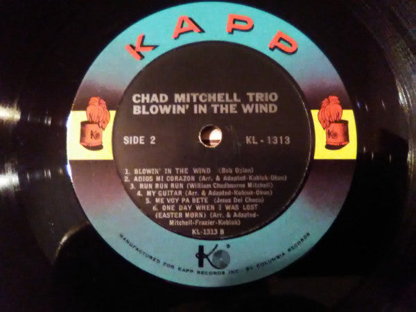 Chad Mitchell Trio, The : Blowin' In The Wind (LP,Album,Mono)