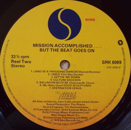 Rezillos, The : Mission Accomplished... But The Beat Goes On (LP)