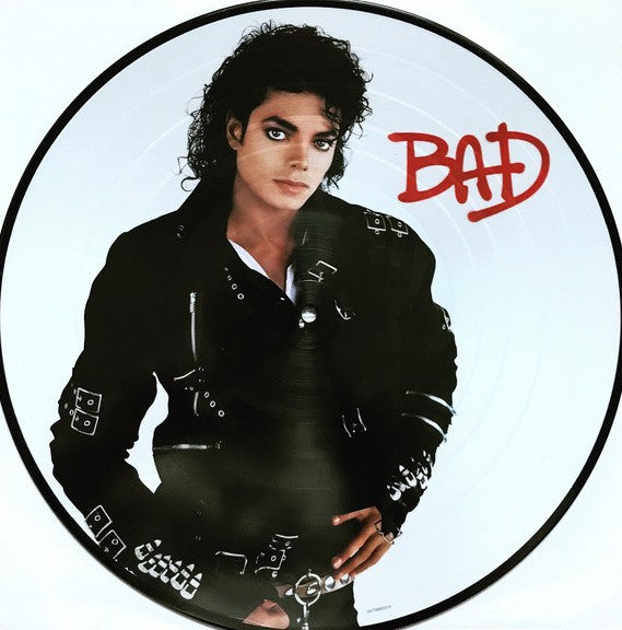 Michael Jackson : Bad  (LP,Album,Picture Disc,Reissue)