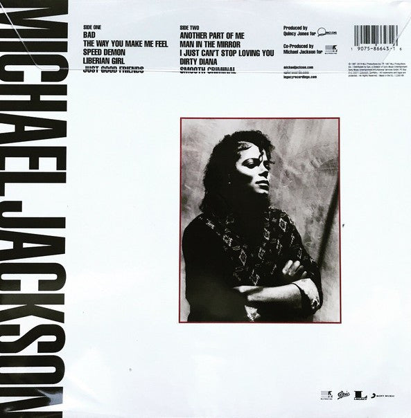 Michael Jackson : Bad  (LP,Album,Picture Disc,Reissue)