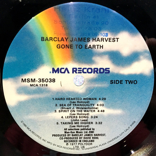 Barclay James Harvest : Gone To Earth (LP,Album,Reissue)