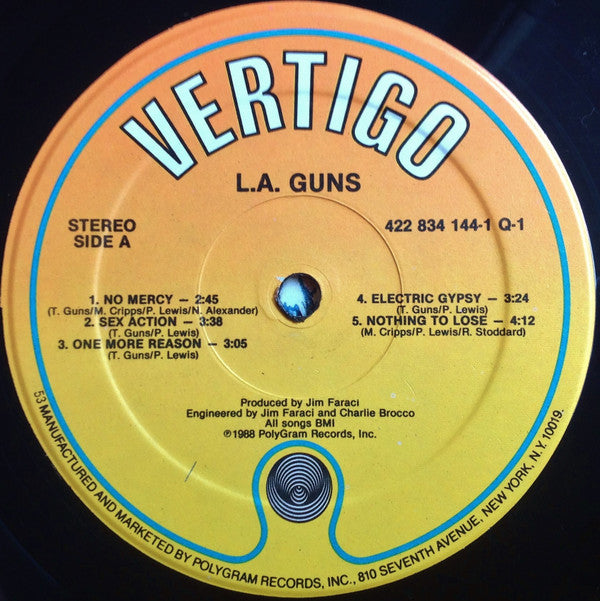 L.A. Guns : L.A. Guns (LP,Album,Stereo)