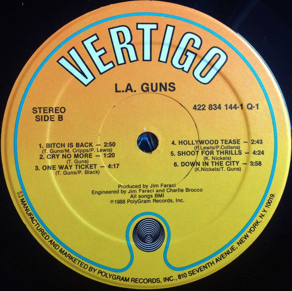 L.A. Guns : L.A. Guns (LP,Album,Stereo)