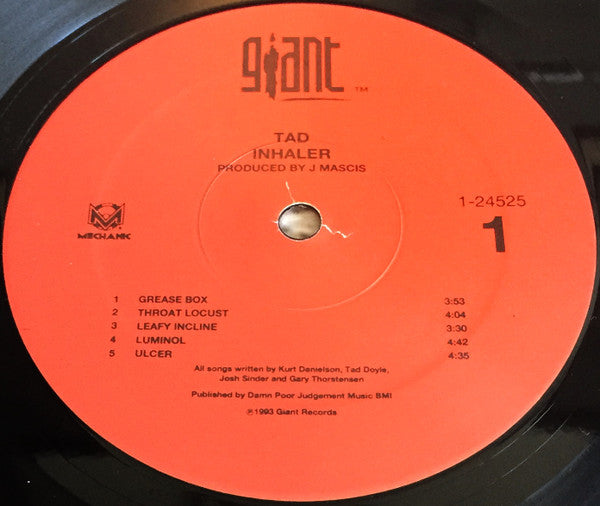 Tad : Inhaler (LP,Album)