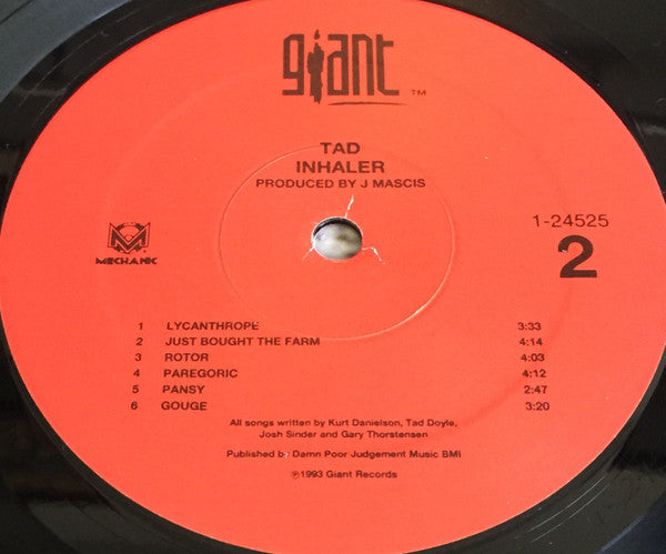 Tad : Inhaler (LP,Album)