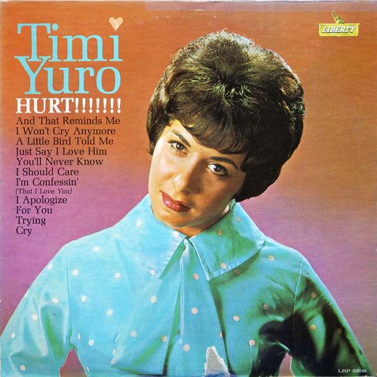 Timi Yuro : Hurt!!!!!!! (LP,Album,Mono)