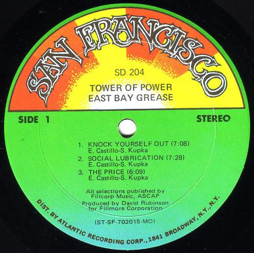 Tower Of Power : East Bay Grease (LP,Album)