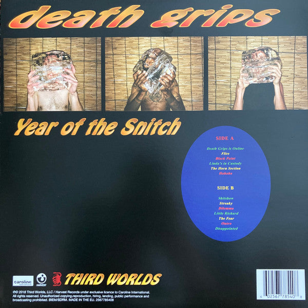 Death Grips : Year Of The Snitch (LP,Album)