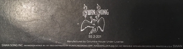 Led Zeppelin : The Soundtrack From The Film The Song Remains The Same (LP,Album,Club Edition,Stereo)