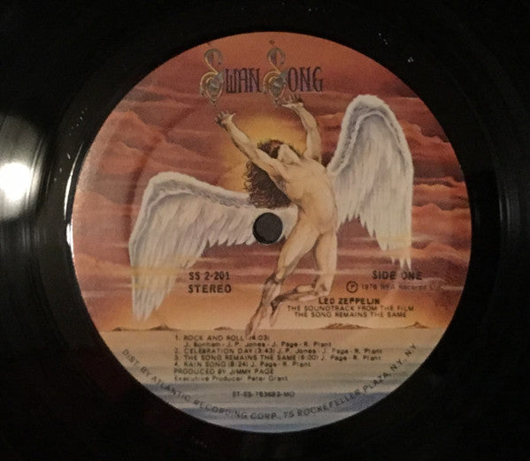 Led Zeppelin : The Soundtrack From The Film The Song Remains The Same (LP,Album,Club Edition,Stereo)