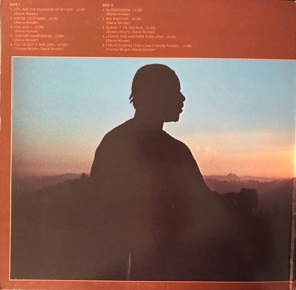 Stevie Wonder : Talking Book (LP,Album,Repress)