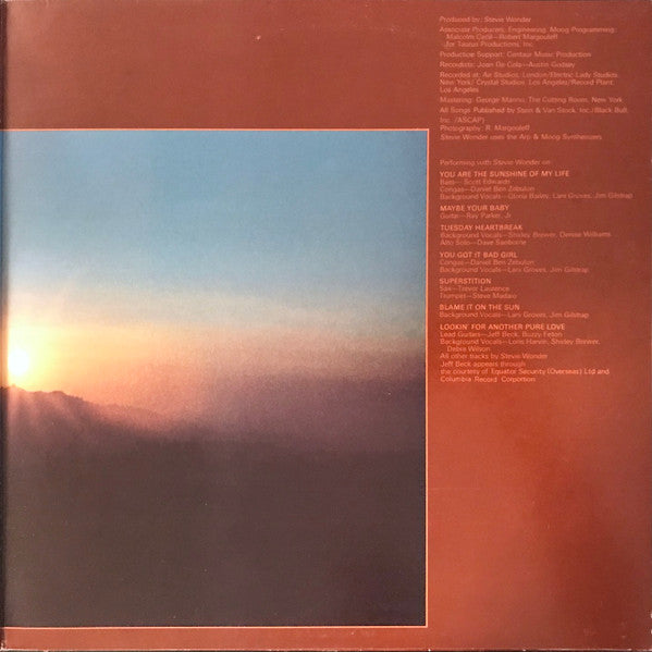 Stevie Wonder : Talking Book (LP,Album,Repress)