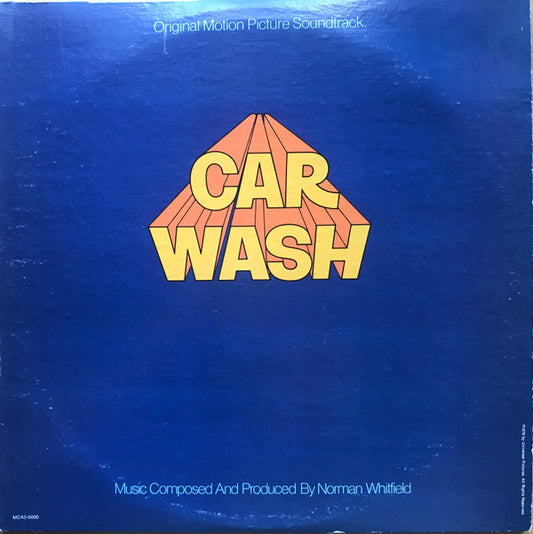 Norman Whitfield : Car Wash (Original Motion Picture Soundtrack) (LP,Album,Stereo)