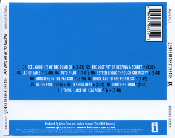 Queens Of The Stone Age : R (Album)