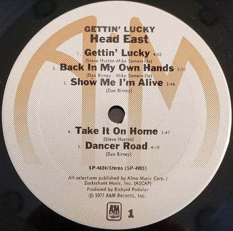 Head East : Gettin' Lucky (LP,Album,Stereo)