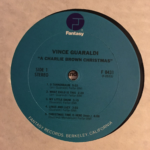 Vince Guaraldi : A Charlie Brown Christmas (LP,Album,Reissue,Stereo)