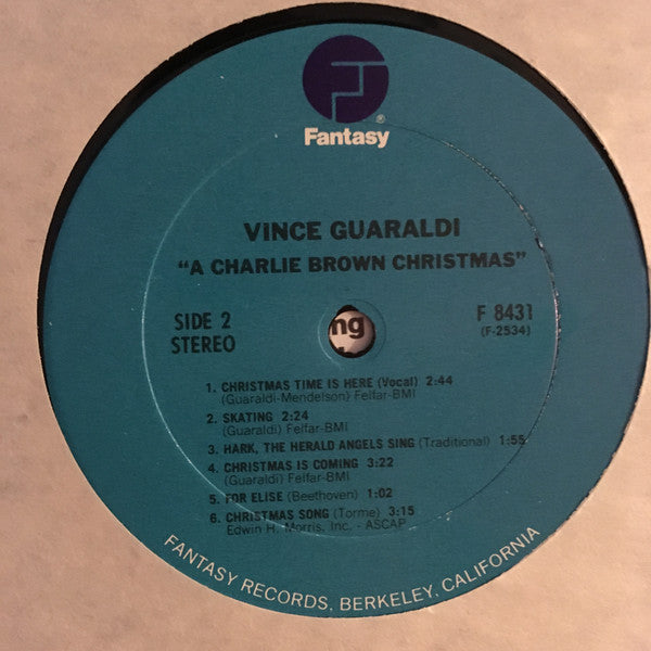 Vince Guaraldi : A Charlie Brown Christmas (LP,Album,Reissue,Stereo)