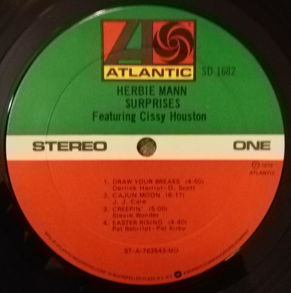 Herbie Mann Featuring Cissy Houston : Surprises (LP,Album)