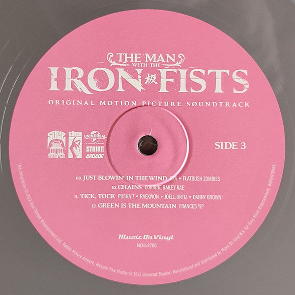 Various : The Man With The Iron Fists (Original Motion Picture Soundtrack) (2xLP, Comp, Dlx, Ltd, Num, Sil)