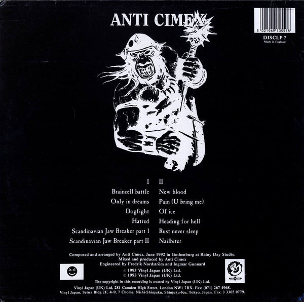 Anti Cimex : Scandinavian Jawbreaker (LP,Album)