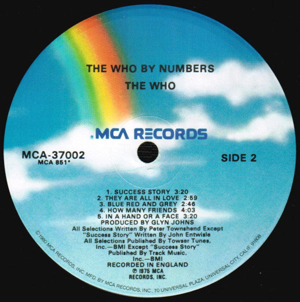 Who, The : The Who By Numbers (LP,Album,Reissue,Repress,Stereo)