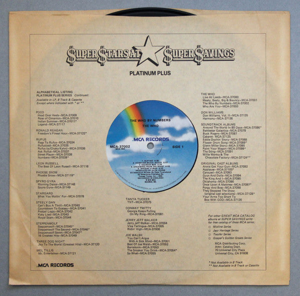 Who, The : The Who By Numbers (LP,Album,Reissue,Repress,Stereo)