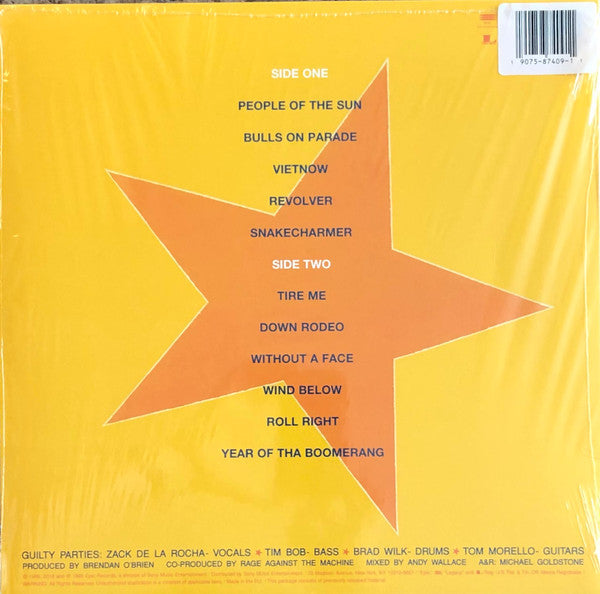 Rage Against The Machine : Evil Empire (LP,Album,Limited Edition,Reissue)