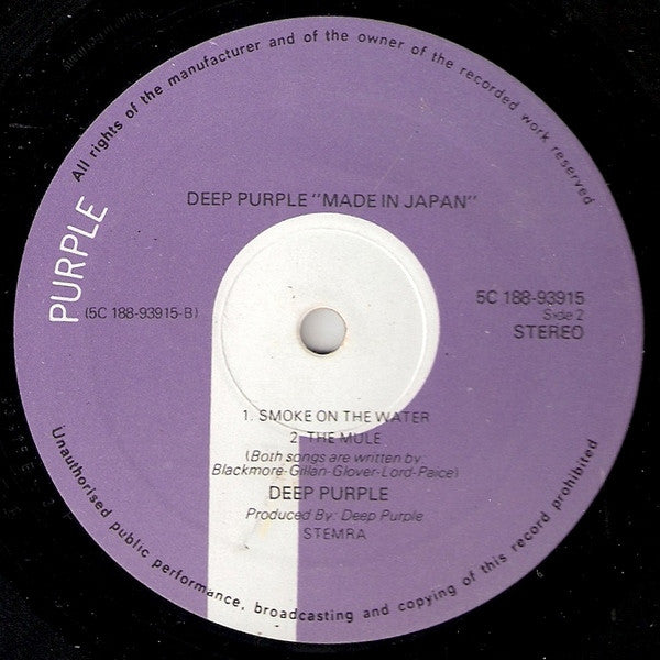 Deep Purple : Made In Japan (LP,Album)