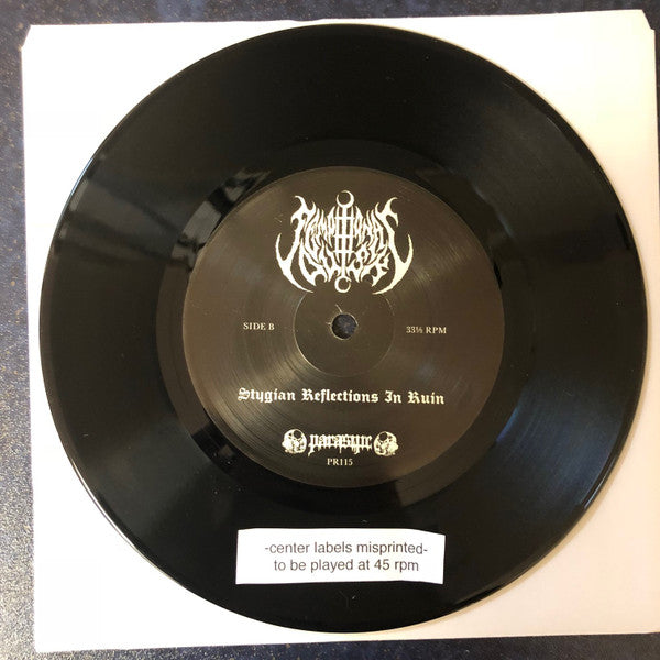 Cauldron Black Ram / Sempiternal Dusk : The Maul Of The Old World / Stygian Reflections In Ruin (7",45 RPM,Limited Edition,Misprint)