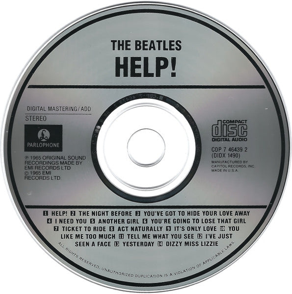 Beatles, The : Help! (Album,Reissue,Remastered,Stereo)