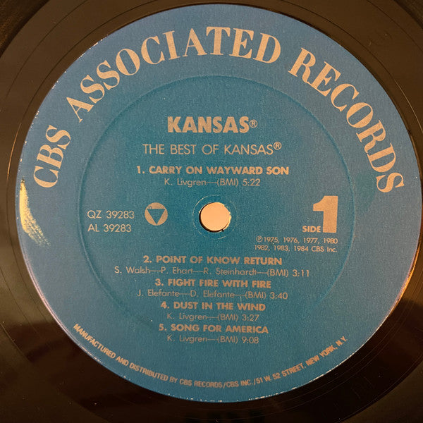 Kansas (2) : The Best Of Kansas (Compilation,LP)
