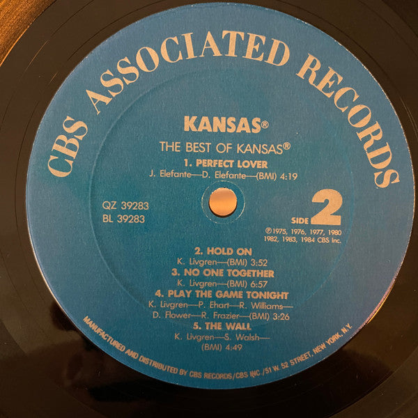 Kansas (2) : The Best Of Kansas (Compilation,LP)