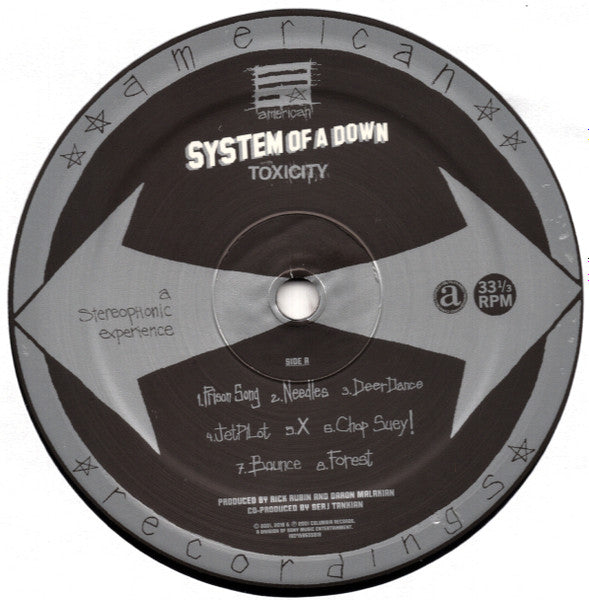 System Of A Down : Toxicity (LP,Album,Reissue,Stereo)