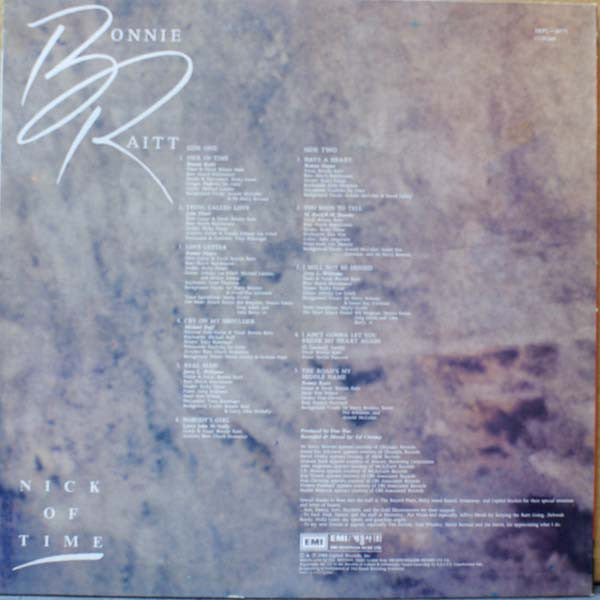 Bonnie Raitt : Nick Of Time (LP,Album,Stereo)