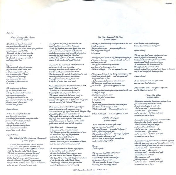 Gordon Lightfoot : Summertime Dream (LP,Album,Stereo)