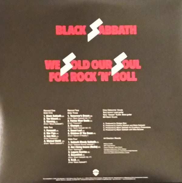 Black Sabbath : We Sold Our Soul For Rock 'N' Roll (LP,Compilation,Reissue,Remastered,Stereo)