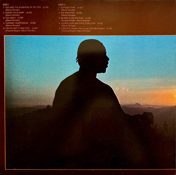 Stevie Wonder : Talking Book (LP,Album,Reissue,Stereo)