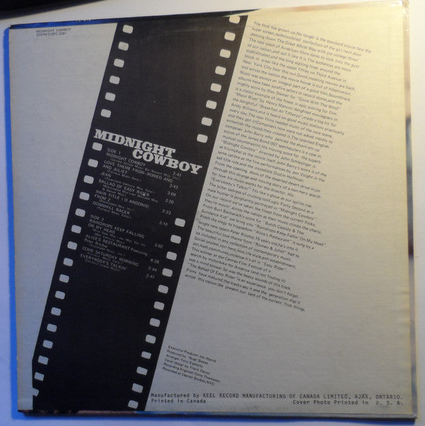 Various : Midnight Cowboy (LP,Compilation,Stereo)