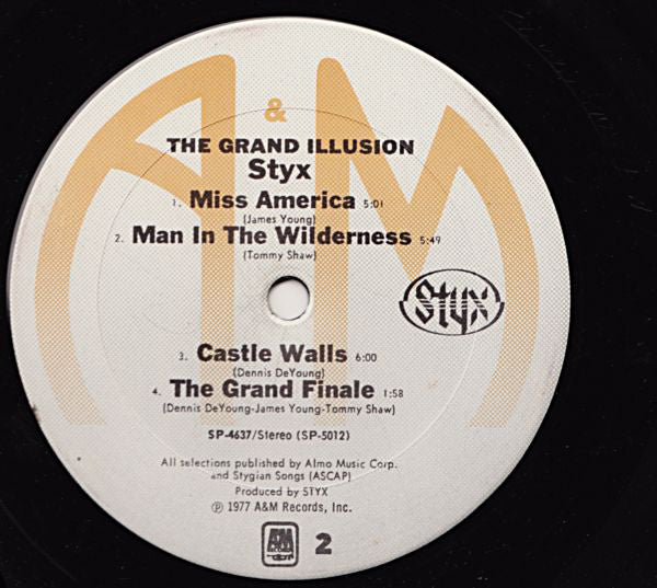 Styx : The Grand Illusion (LP,Album)