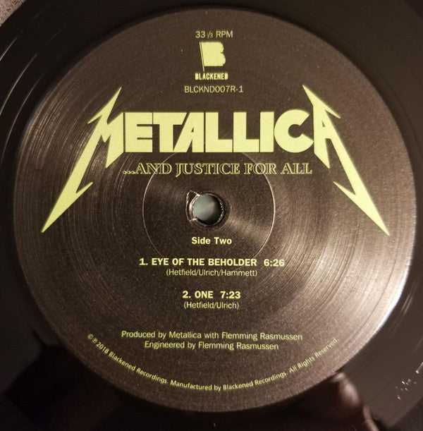 Metallica : ...And Justice For All (LP,Album,Reissue,Remastered,Stereo)