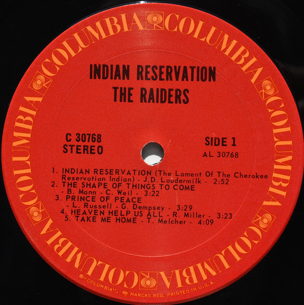 Raiders (2) : Indian Reservation (LP,Album)
