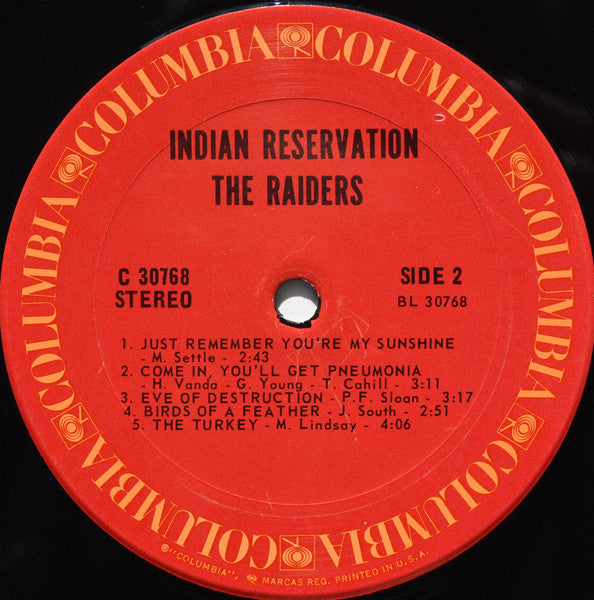Raiders (2) : Indian Reservation (LP,Album)