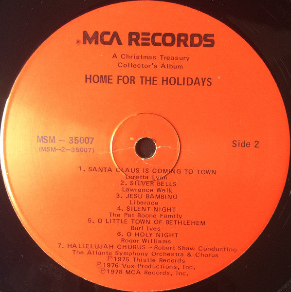 Various : Home For The Holidays (LP,Compilation)