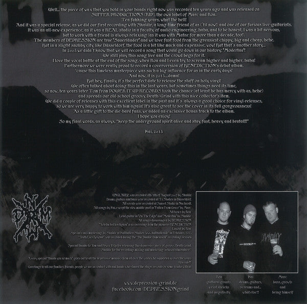 Depression : Unglaube  (LP,Limited Edition,Numbered)