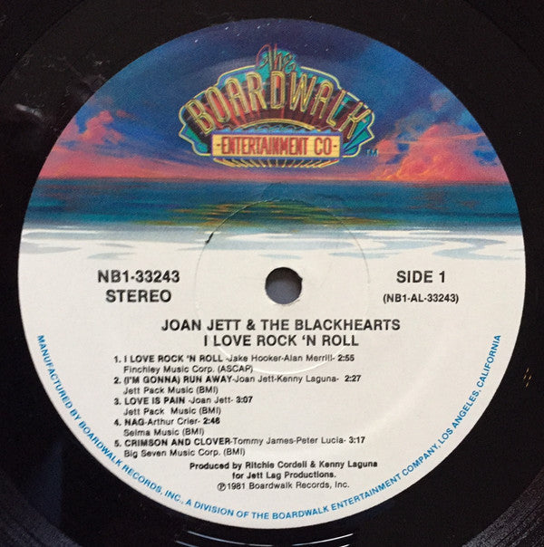 Joan Jett & The Blackhearts : I Love Rock 'N Roll (LP,Album,Reissue)