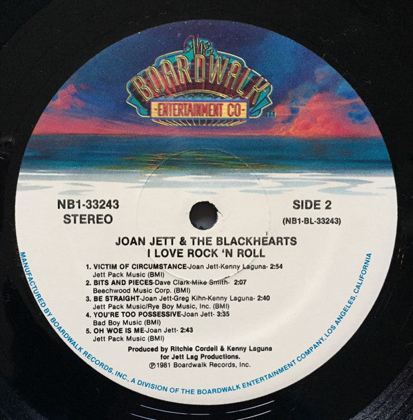 Joan Jett & The Blackhearts : I Love Rock 'N Roll (LP,Album,Reissue)