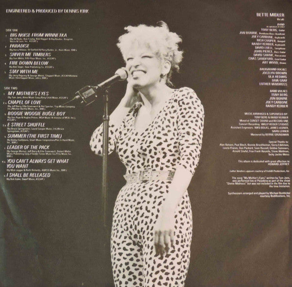 Bette Midler : Divine Madness (LP,Album,Stereo)