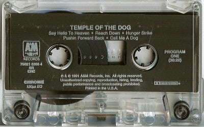 Temple Of The Dog : Temple Of The Dog (Album)